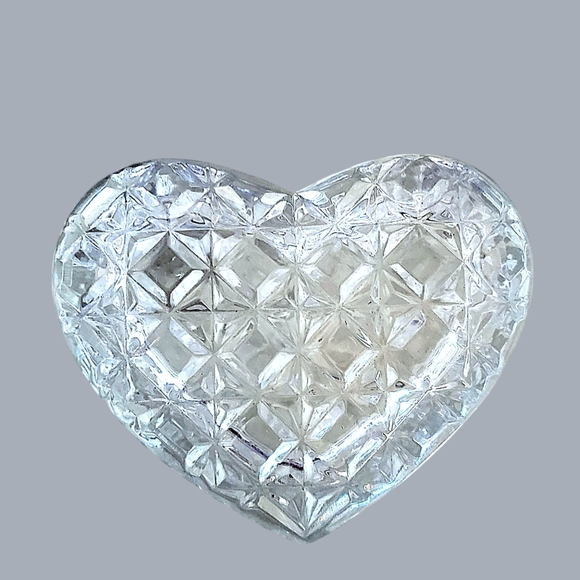 German Handcrafted Leaded Crystal Heart Shaped Gift Box, Trinket Bowl, Valentine - Picture 5 of 12